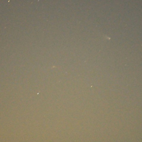 パンスターズ彗星とM31とのツーショット