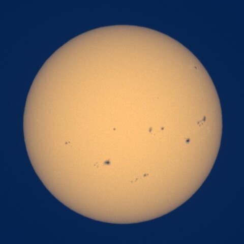 VESPERA II で撮る太陽 撮って出し