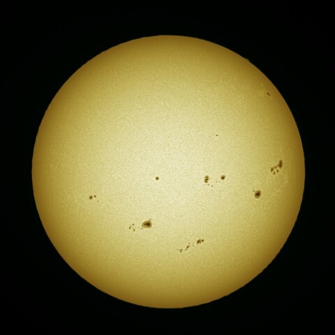 VESPERA II で撮る太陽 画像処理有