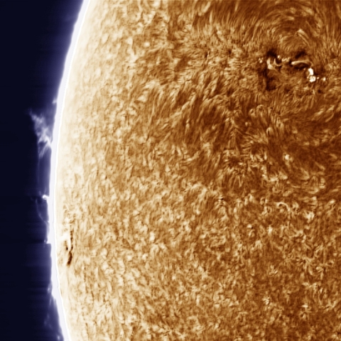 5月8日の太陽カラー版