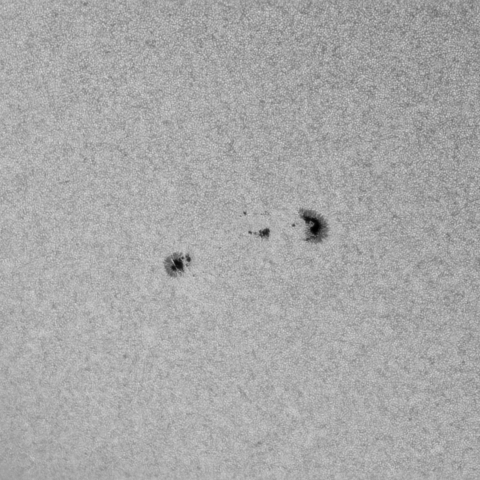 7月31日の太陽 粒状斑はじめました