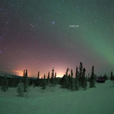 極北のラヴジョイ彗星