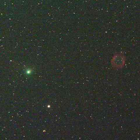 パンスターズ彗星とNGC7293