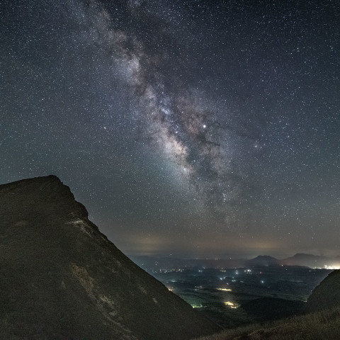久住山と阿蘇五岳