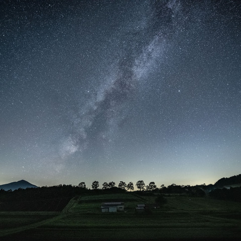 西に回った夏の銀河