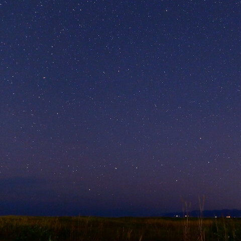 横たわる北斗七星
