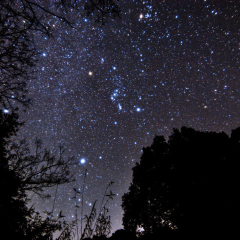 オリオン座と天の川