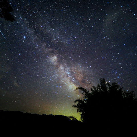さそり座と天の川