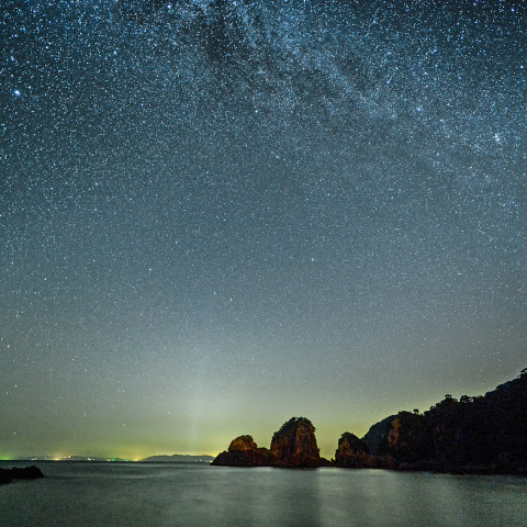 天草灘の星空