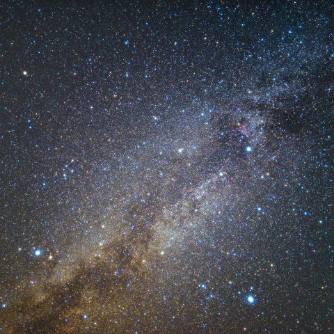 天の川と夏の大三角形