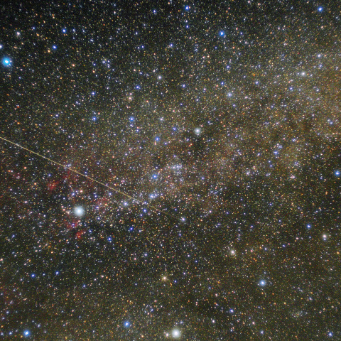 銀河を渡る白鳥