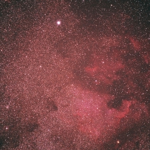 北アメリカ星雲とペリカン星雲