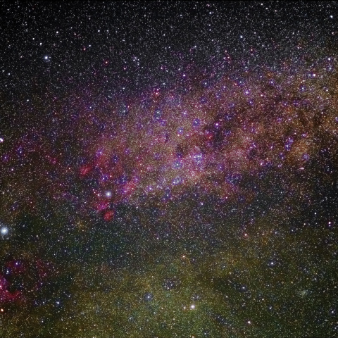 白鳥座周辺の散光星雲群