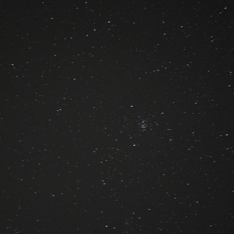 プレセペ星団とラブジョイ彗星