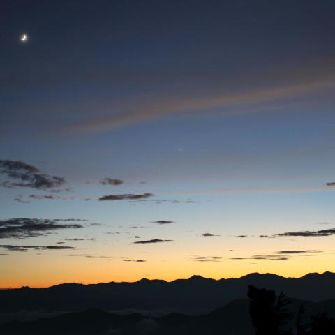 月　金星　木星