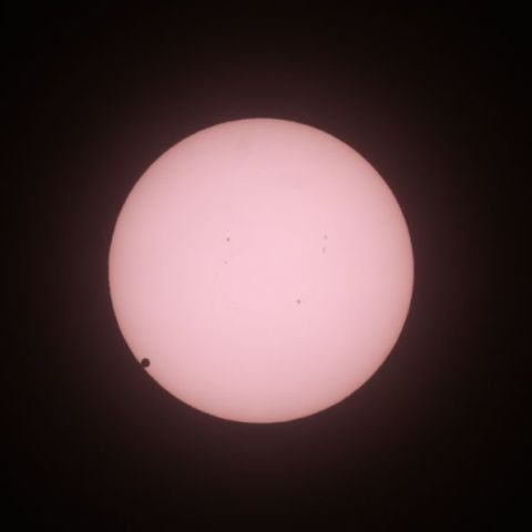 金星太陽面通過 台風を避けて遠征