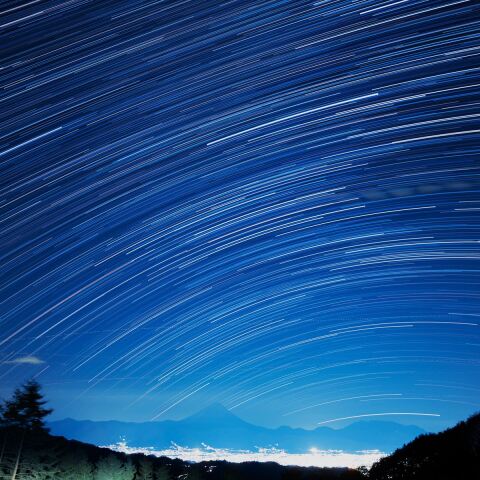 富士山とカノープス