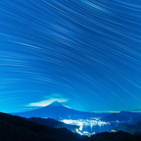 富士山とカノープス