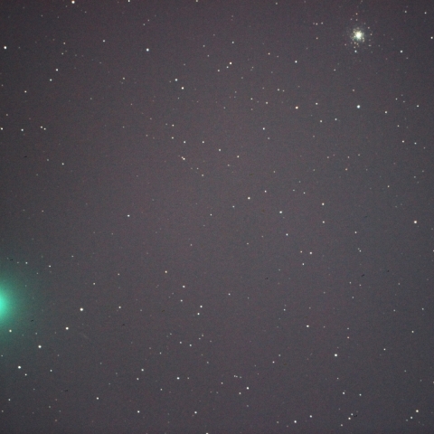 ラヴジョイ彗星とM79の接近