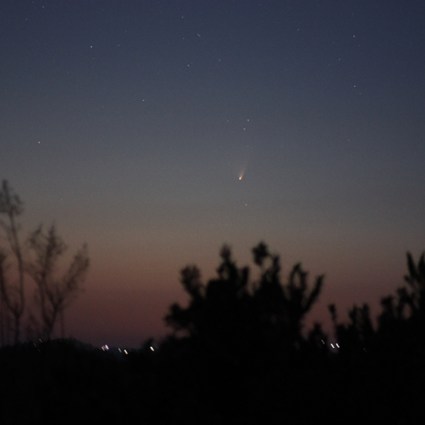 今夜(3/21)のパンスターズ彗星