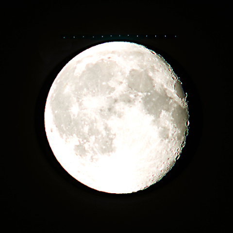 今夜(4/28)の月とβ1Sco(アクラブ)の接近。