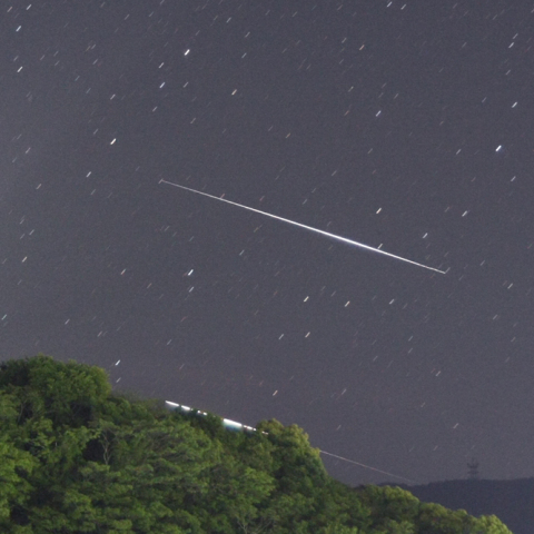 今朝(5/15)のイリジウムフレア