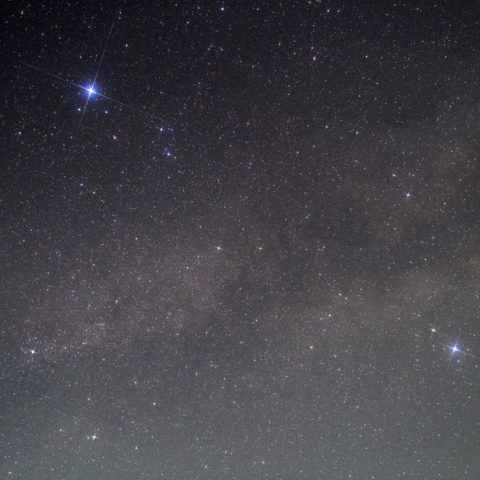 七夕の夜の夏の大三角