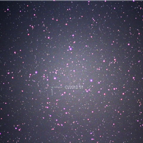 今朝(9/17)のISON彗星