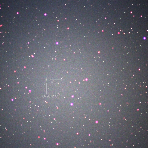 今朝(9/26)ののISON彗星