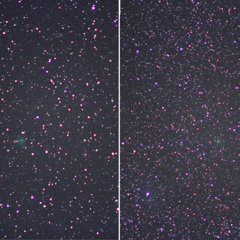 10/6のエンケ彗星とラヴジョイ彗星