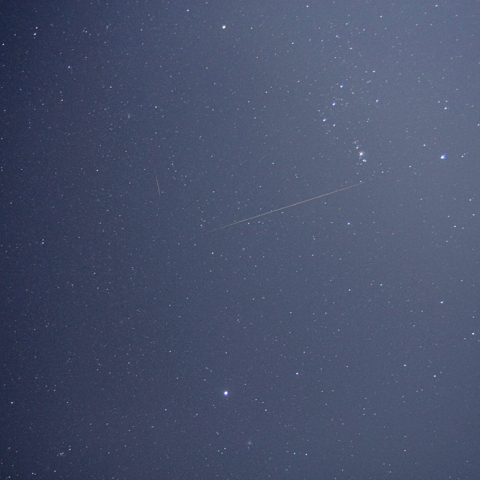 10/22のオリオン座流星群