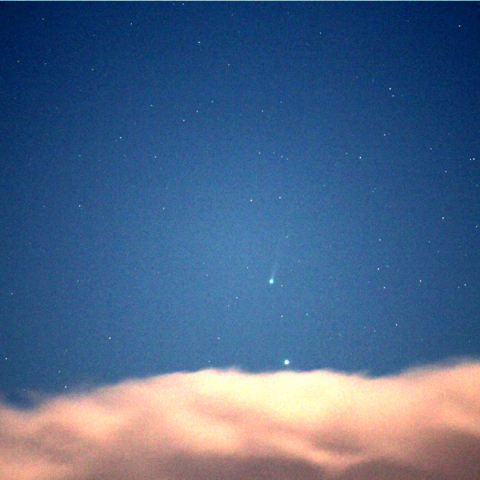 (11/18)の雲上のアイソン彗星と「真珠星」スピカ