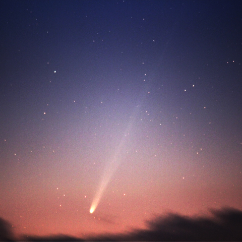 11/23の暁のアイソン彗星