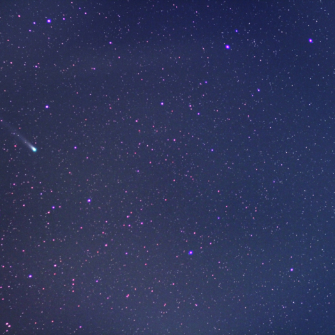 12/8のラブジョイ彗星とかんむり座