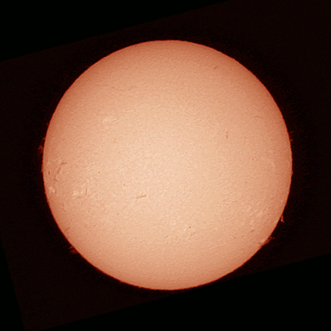 1/19のＨα太陽面