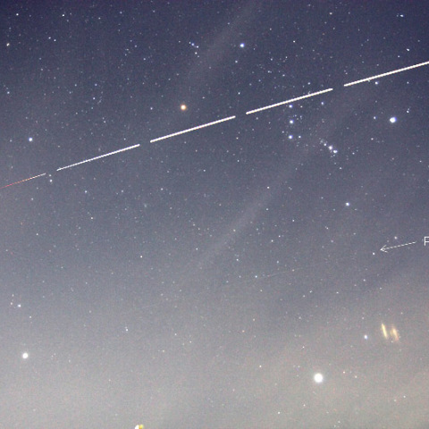 今夕(2/05)のISSとプログレス補給機