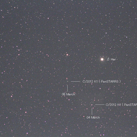 3/6啓蟄の日のパンスターズ彗星