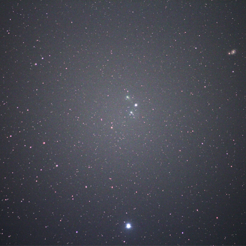 パンスターズ彗星(C/2012  K1)の6時間の移動