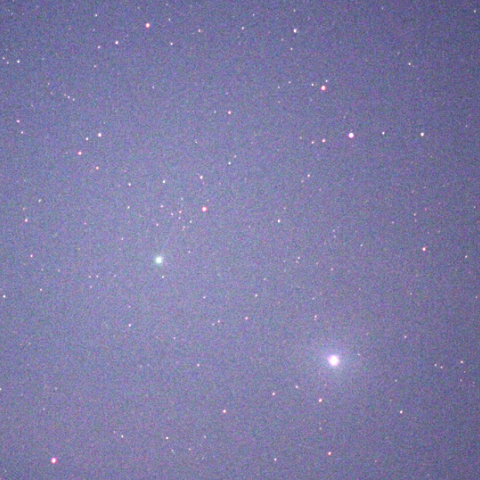 7/21 のC/2014 E2 ジャック彗星