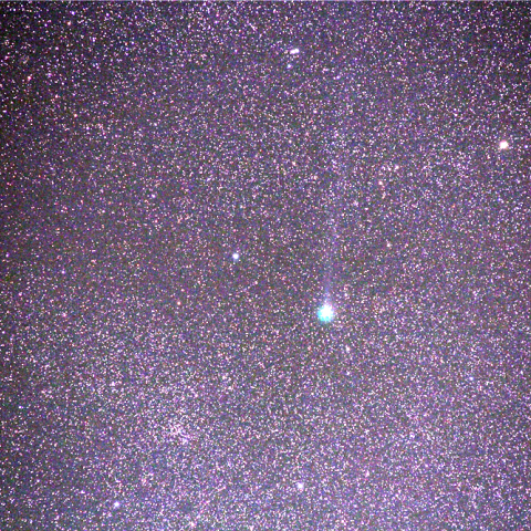 立秋の日のC/2014 E2 ジャック彗星