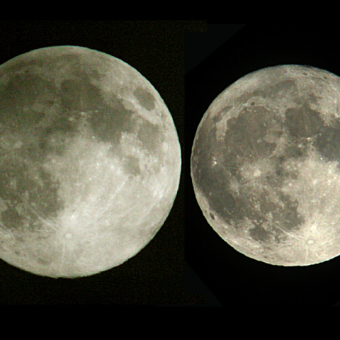 今年(2014)の最近と最遠の月