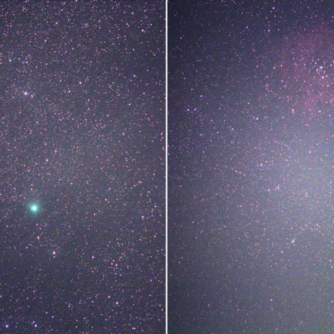 八朔の日の2彗星