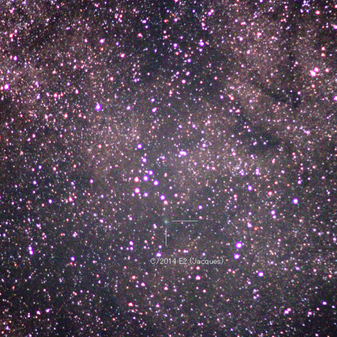 ジャック彗星と洋服掛け（コート・ハンガー星団）