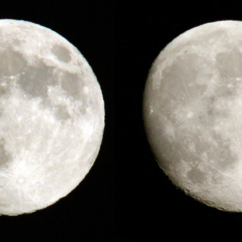 十五夜の中秋の名月と十三夜の月