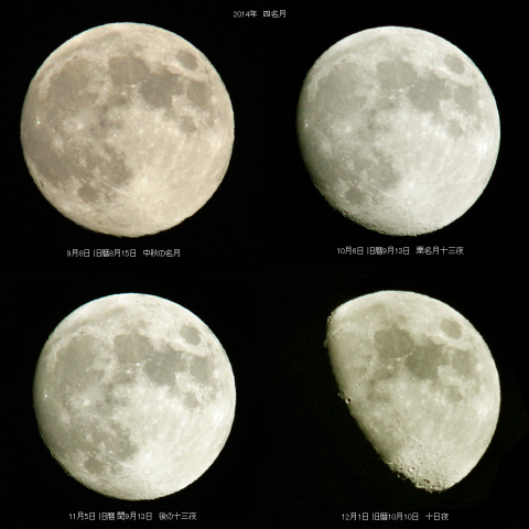 2014年の四名月