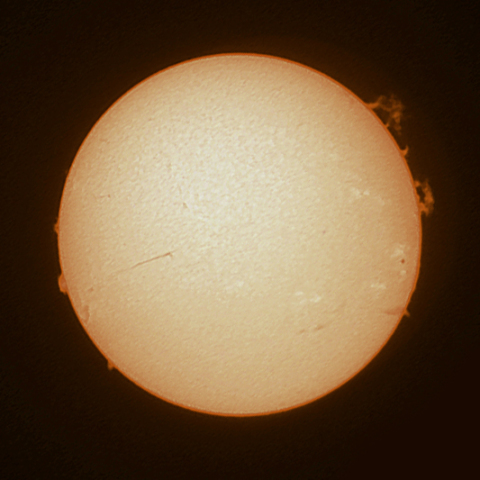 4/1のＨα太陽面