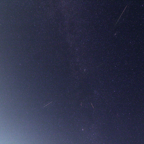 8/13のペルセウス座流星群 