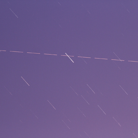 8/20のISSとスピカ