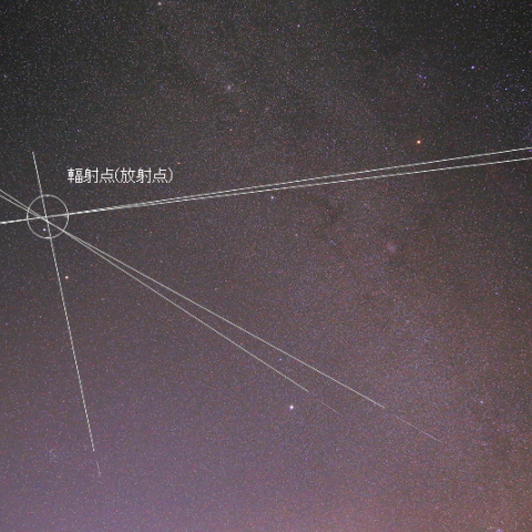 12/13のふたご座流星群