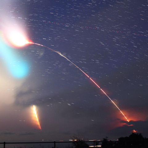 1/18のイプシロン3号機打ち上げ